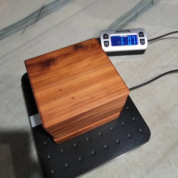 Home-made reclaimed cedar coasters - Picture 5 of 5